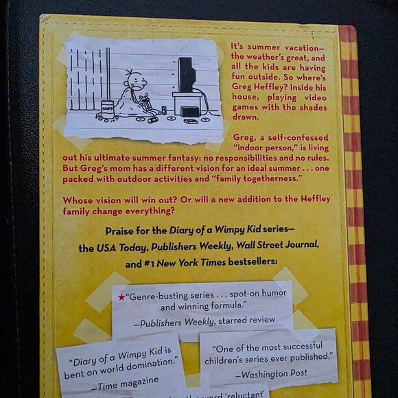 Diary of a Wimpy Kid books by Jeff Kinney - The Getaway and Dog Days - hardcover - Picture 13 of 15